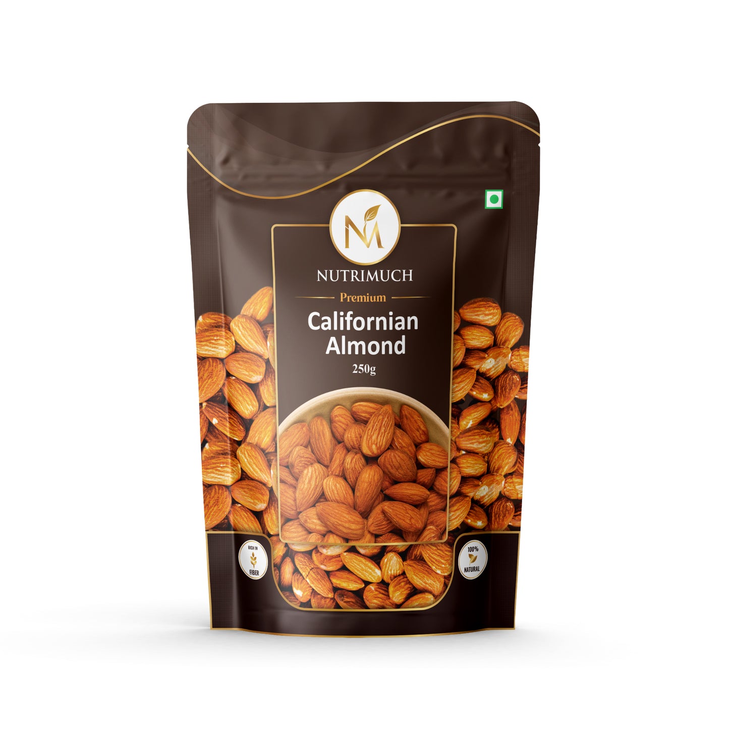NutriMuch Premium  Californian Almond 250g Frontside