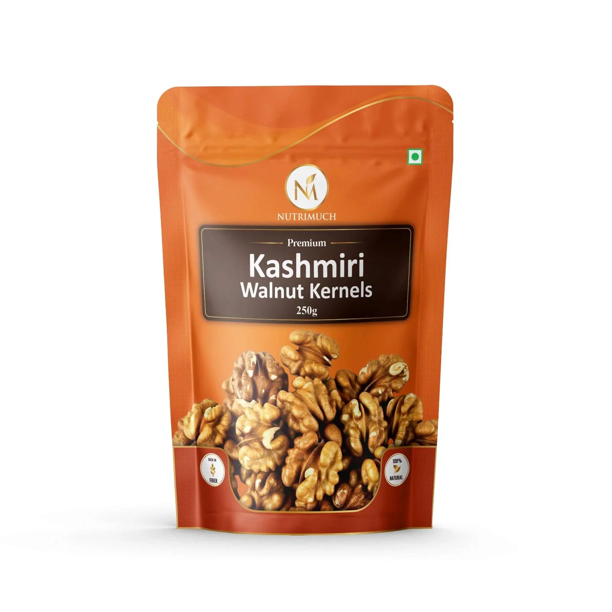 Nutrimuch Premium Kashmiri Walnut Kernels 250gm | Akhrot Giri | Whole & Fresh - NutriMuch